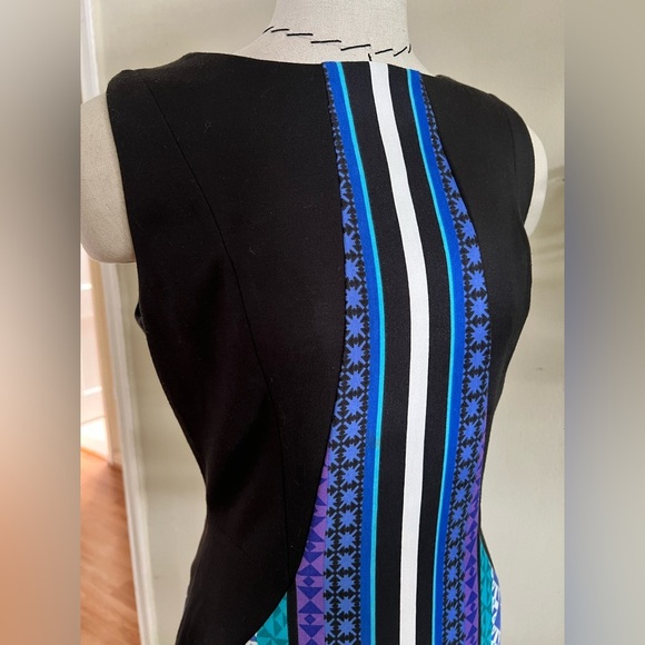 Ivanka Trump Geometric Bodycon Dress – Size 4 - Picture 2 of 9